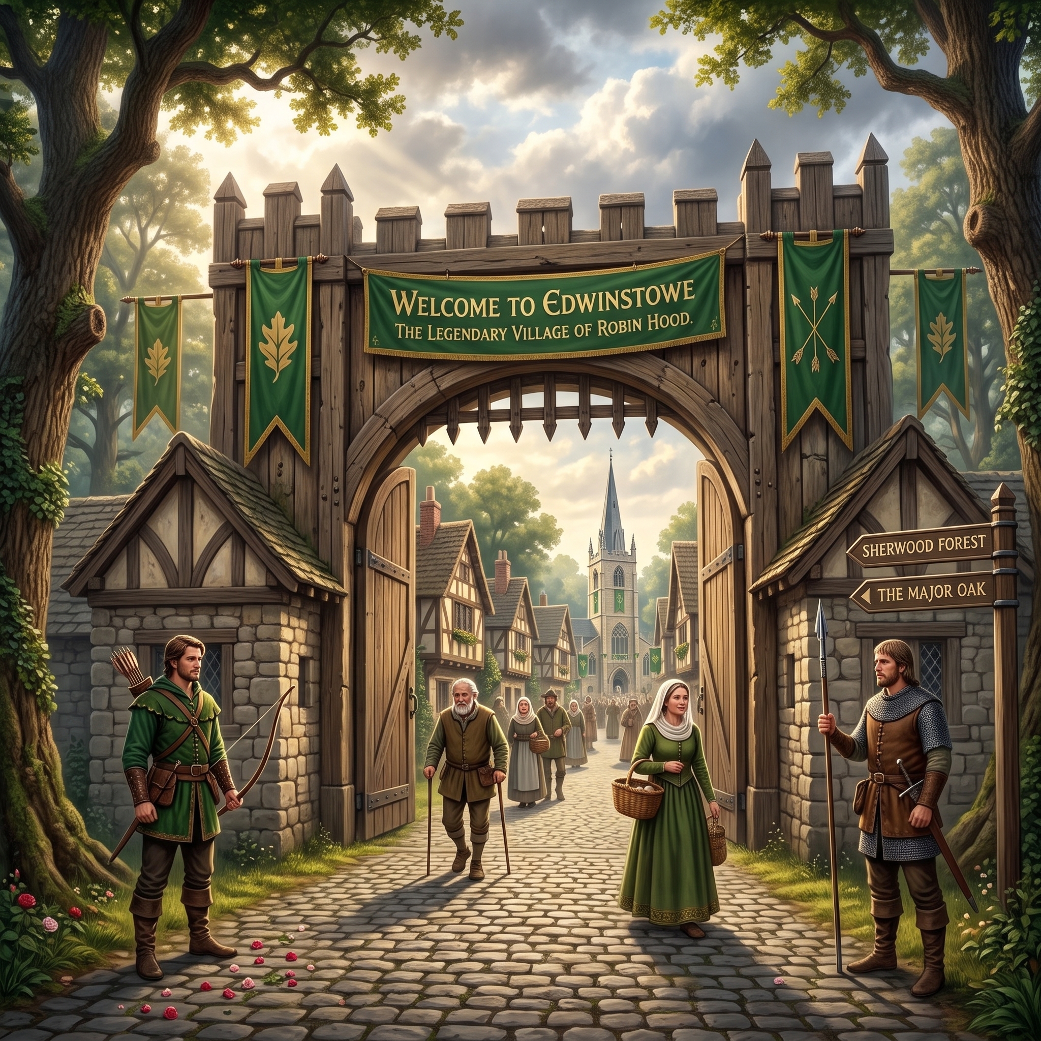Edwinstowe Gates